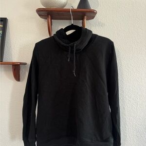 VS PINK Black Sherpa Lined Pullover